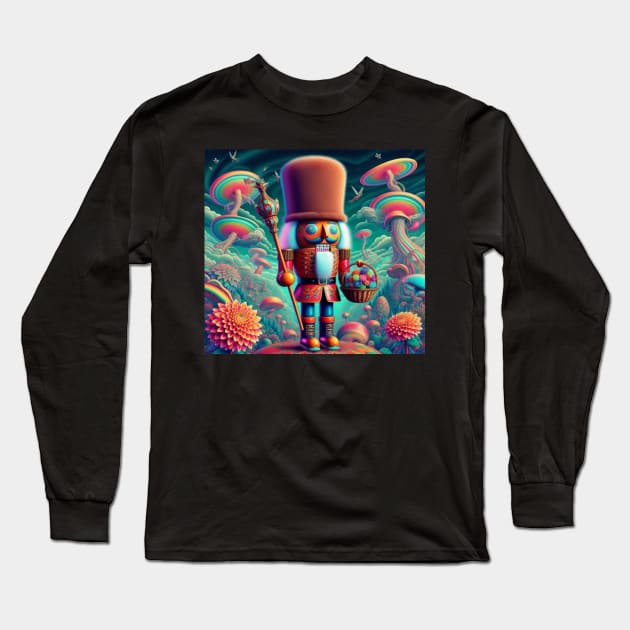 Trippy nutcracker Long Sleeve T-Shirt by Out of the world